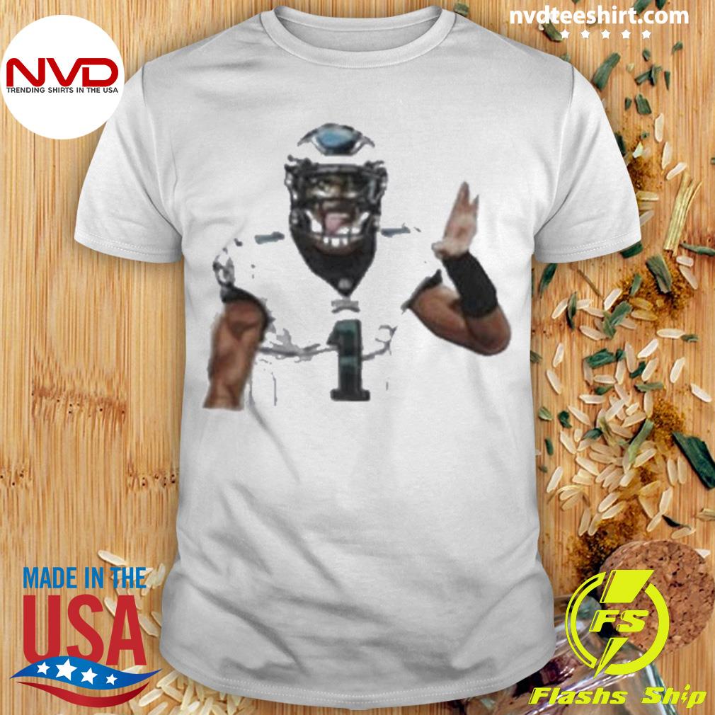 Philadelphia Eagles Jalen Hurts Vintage Poster 2023 Shirt - NVDTeeshirt