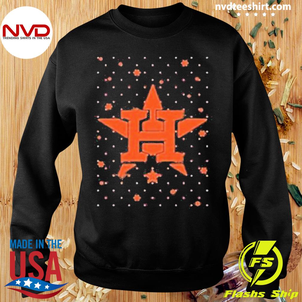 Houston Astros Sparkle Christmas Graphic T-Shirt - Mens