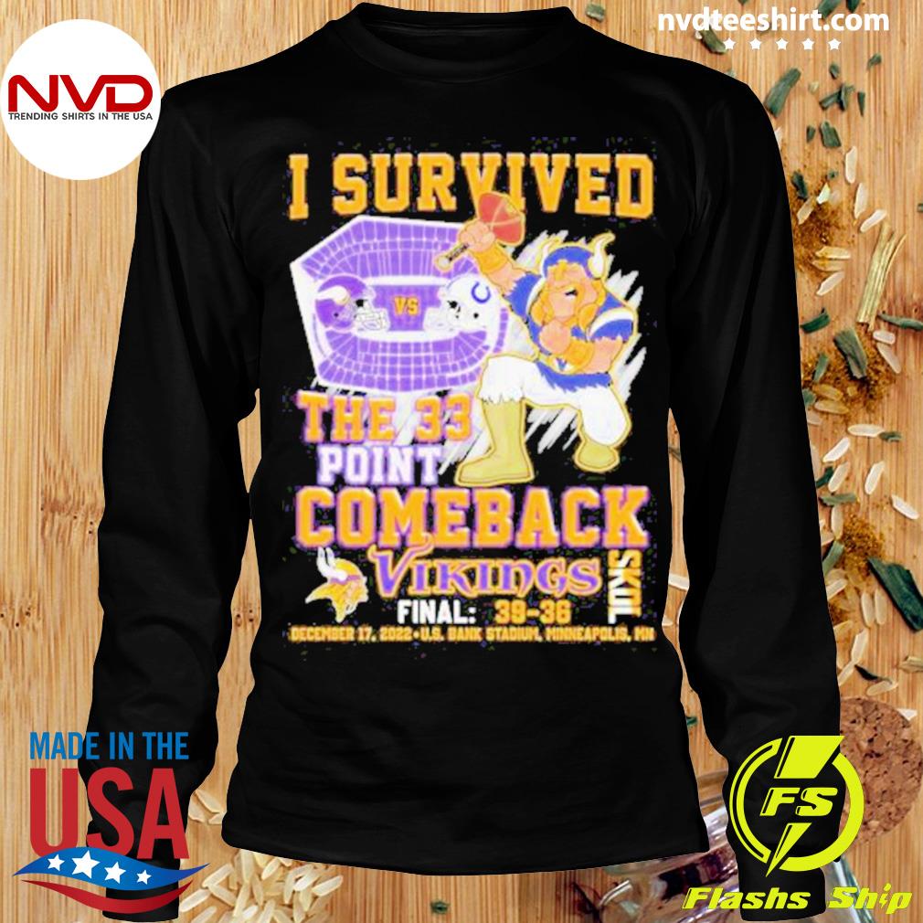 I Survived The 33 Point Comeback 2022 Shirt - NVDTeeshirt