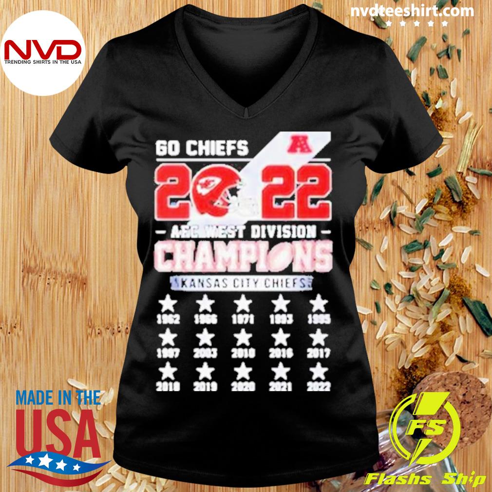 2022 AFC West Division Champion Kansas City Chiefs 1962 2021 2022 shirt,  hoodie, sweater, long sleeve and tank top