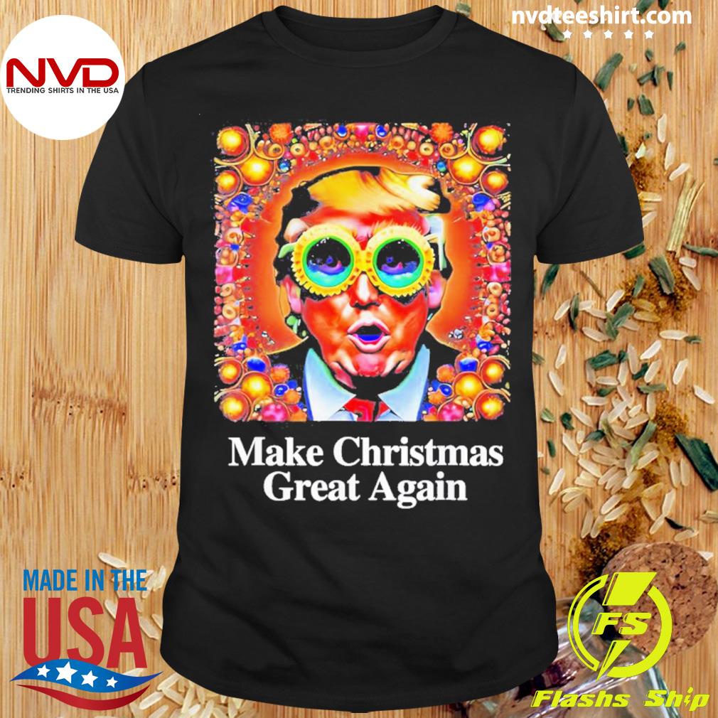Make Christmas Great Again Trump Psychedelic Christmas Shirt