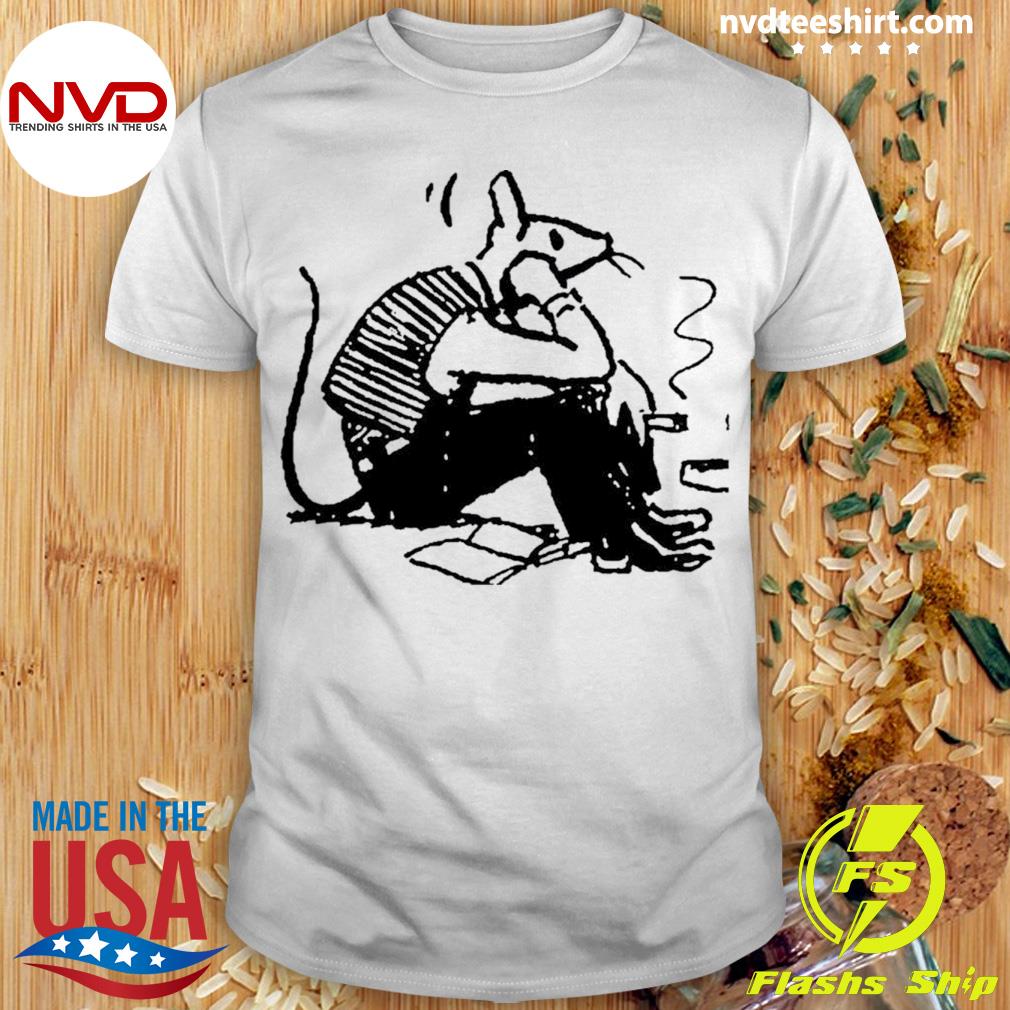 Maus Smoking Mouse Illustration Shirt