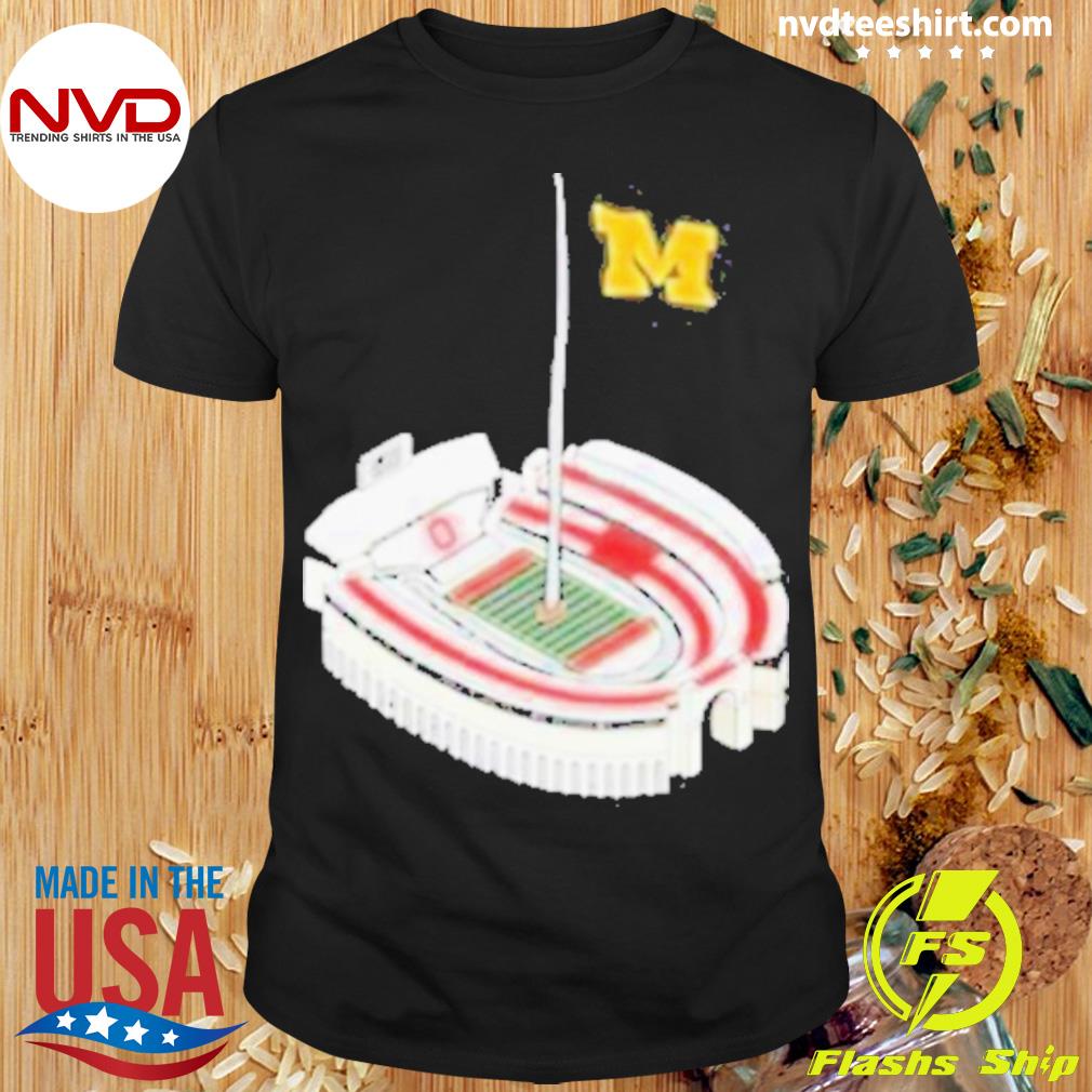 Michigan Wolverines Flag Pitch 2022 Shirt