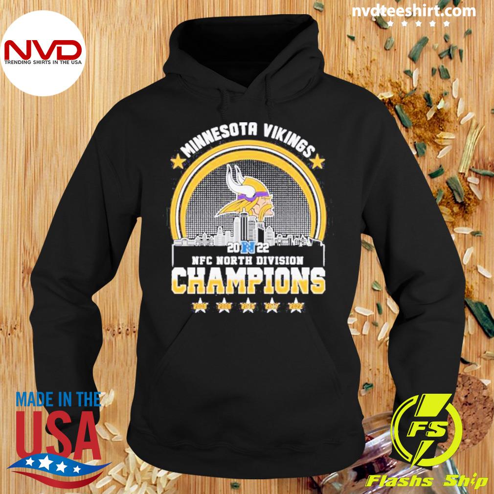 Minnesota Vikings NFC North Division Champions 2022 Hoodie - BTF Store