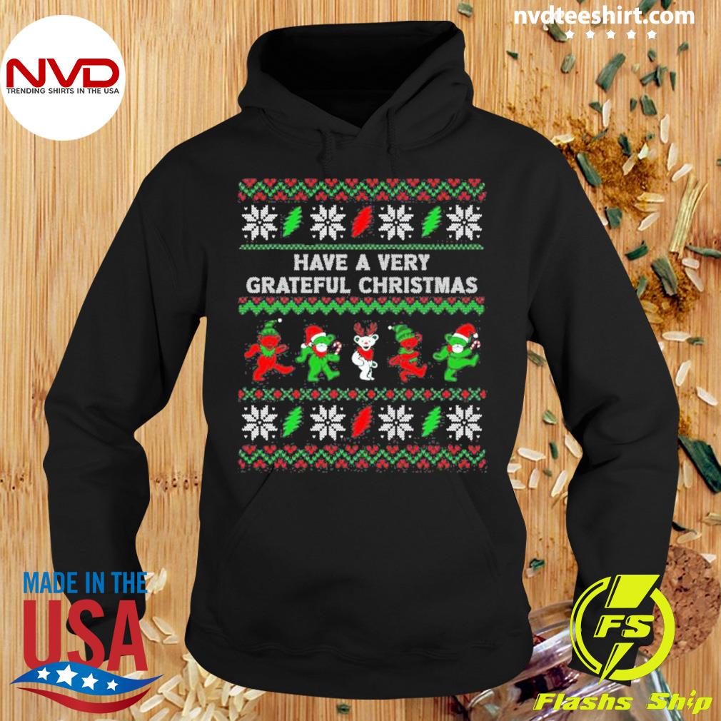 Classic Grateful Dead Dancing Bears Ugly Christmas Sweater 