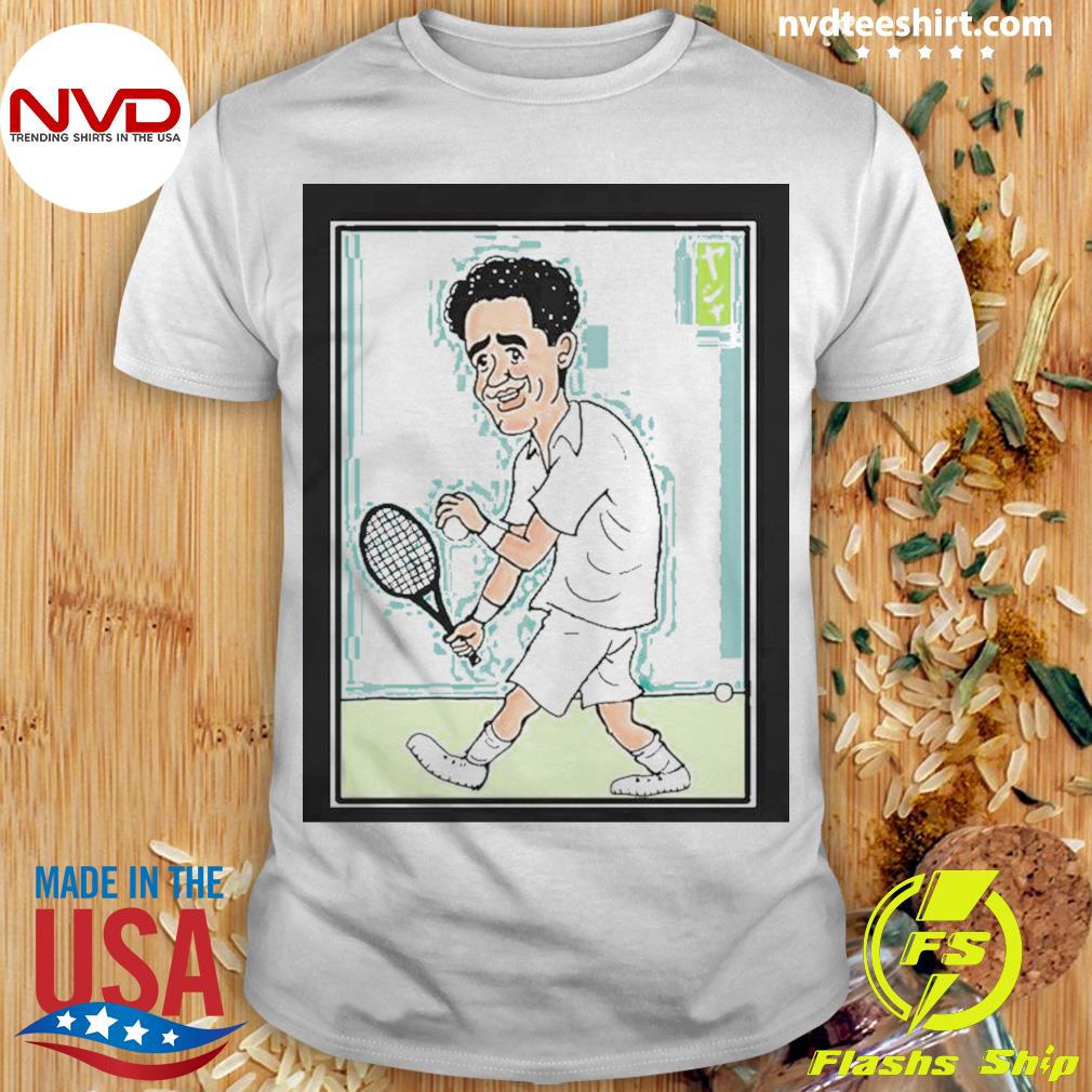 Pete Sampras Tennis Hero Premium Scoop Shirt