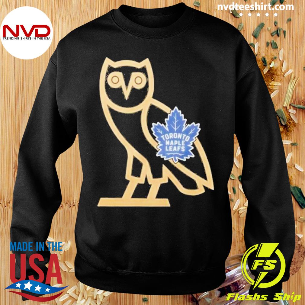 Ovo toronto maple leafs og owl crewneck shirt, hoodie, sweater and