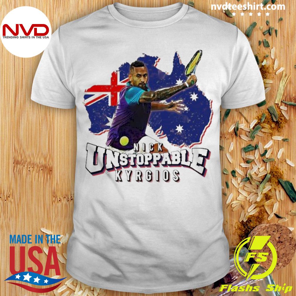Unstoppable Slice Aussie Tennis Nick Kyrgios Shirt