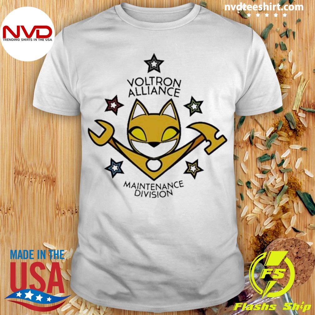 V A Maintenance Division Yellow Voltron Alliance Shirt