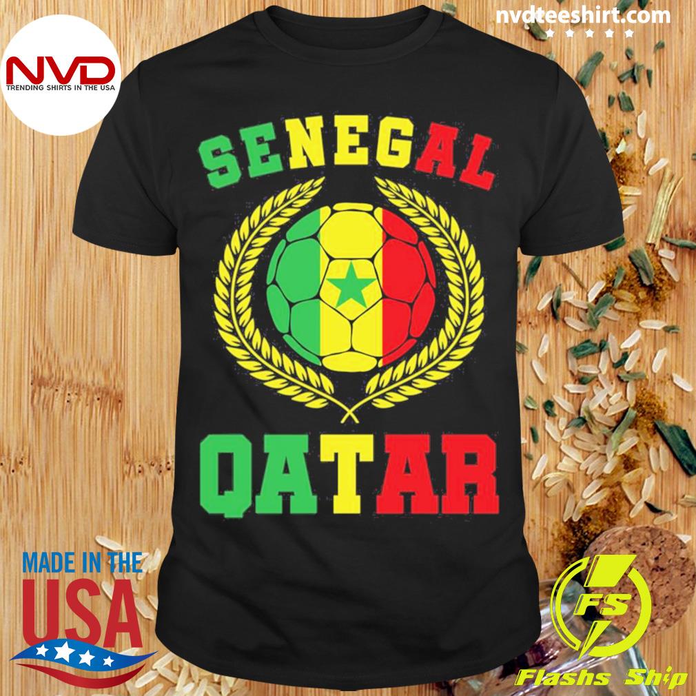 Vintage Senegal Football Design Shirt