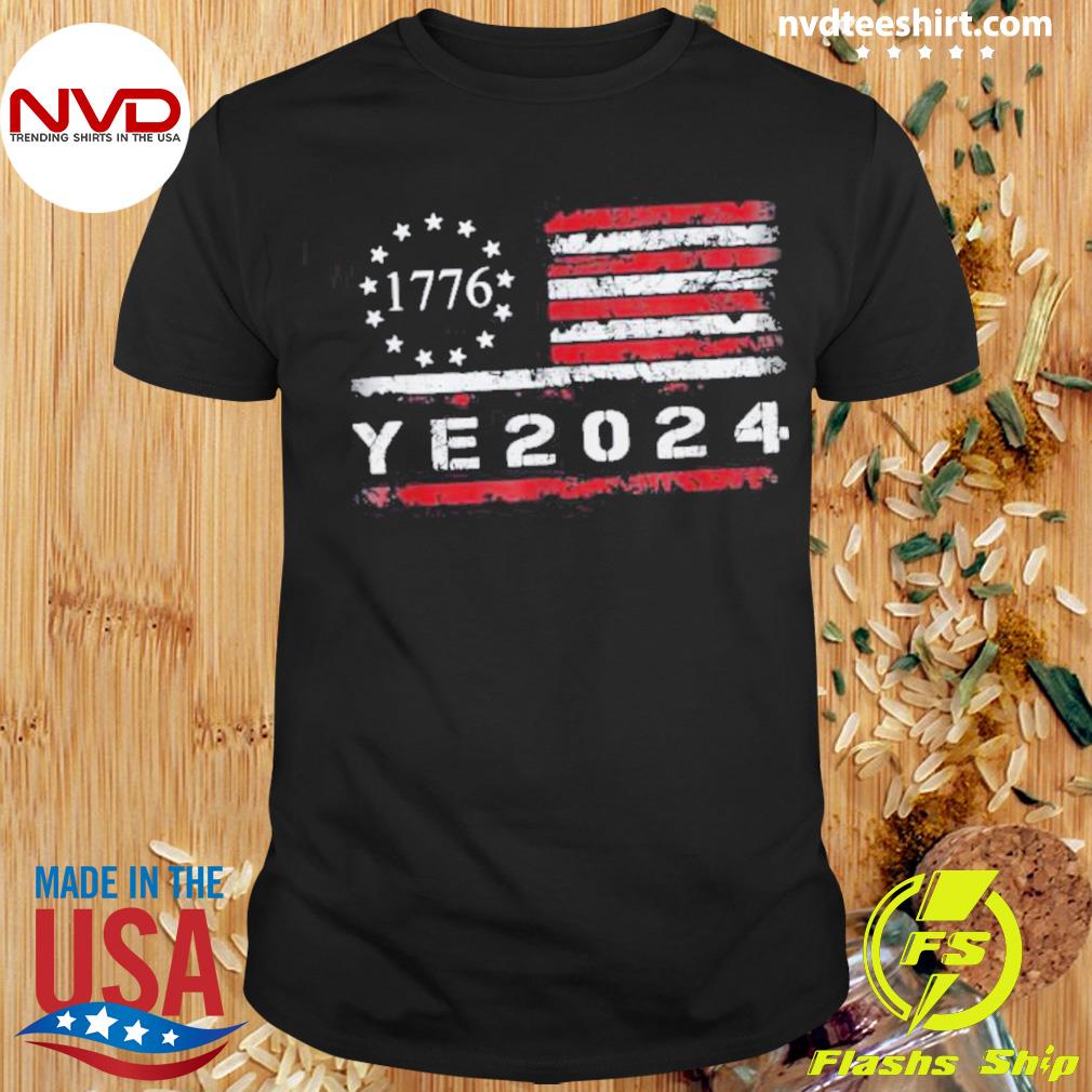 Ye 2024 America Flag Shirt