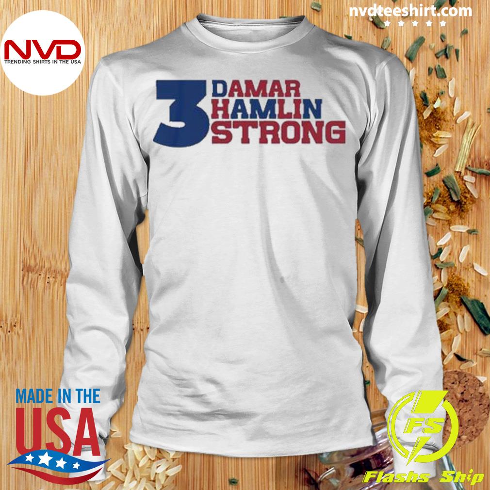 Damar Hamlin Strong 3 T-shirt - Ink In Action