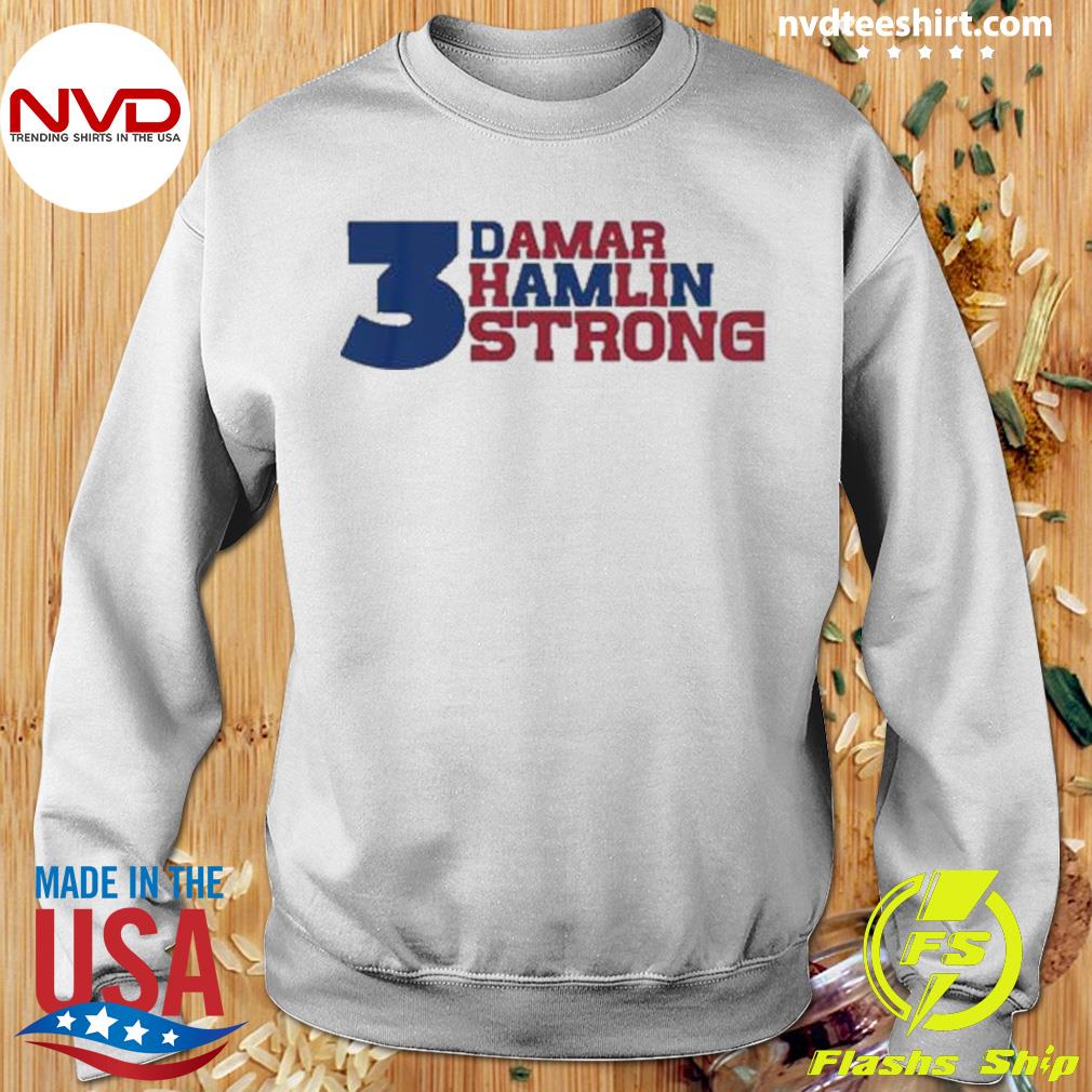 Damar Hamlin Strong 3 T-shirt - Ink In Action