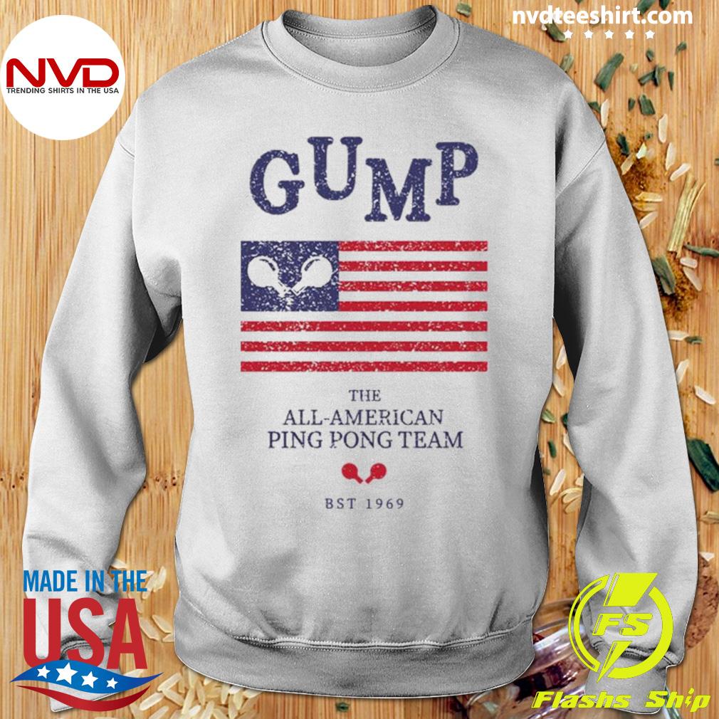 American flag shirt top forrest gump