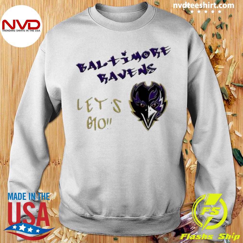 Baltimore ravens let's go 2023 shirt, hoodie, longsleeve tee, sweater