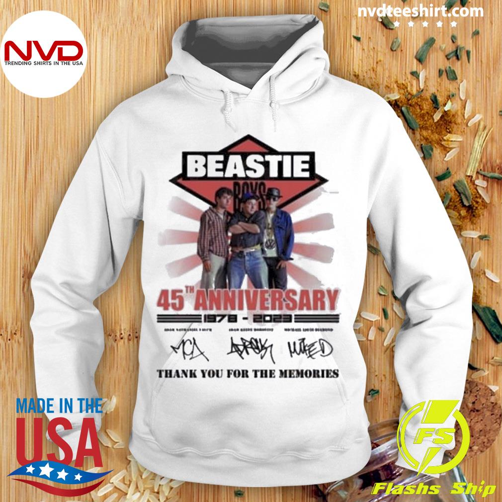 Beastie Boys 45th Anniversary 1978-2023 Thank You For The Memories Shirt Hoodie