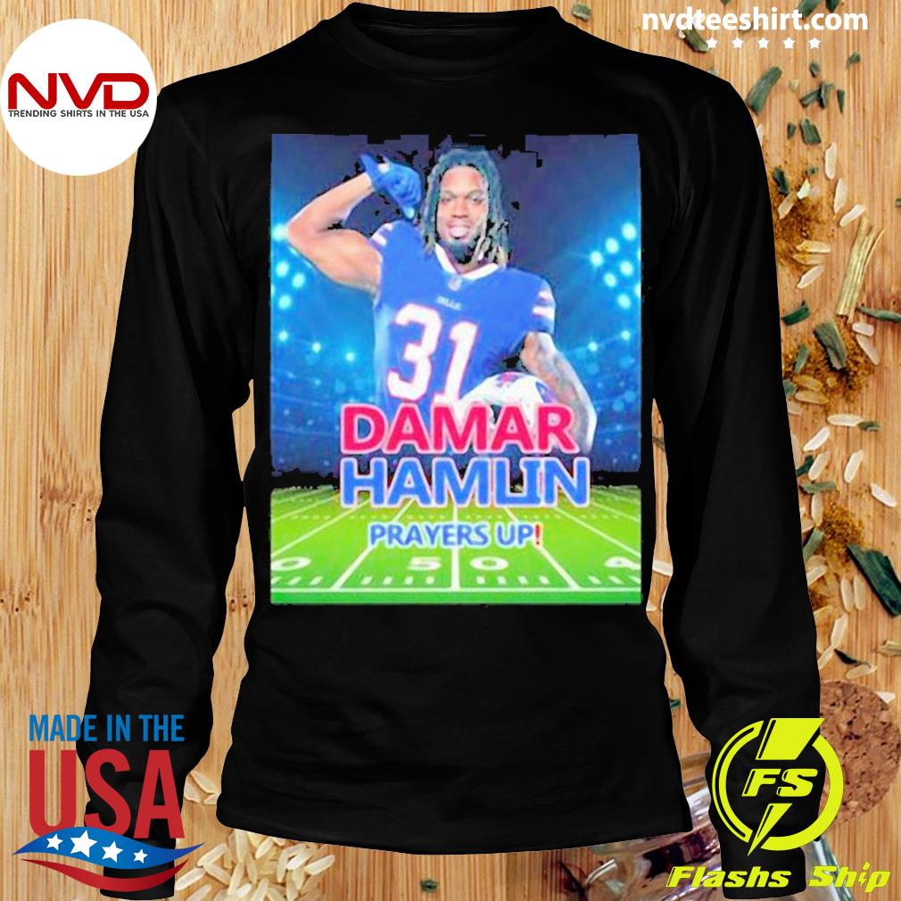 Pray For 3 Damar Hamlin Shirt, Buffalo Bills Unisex T-Shirt - Bring Your  Ideas, Thoughts And Imaginations Into Reality Today