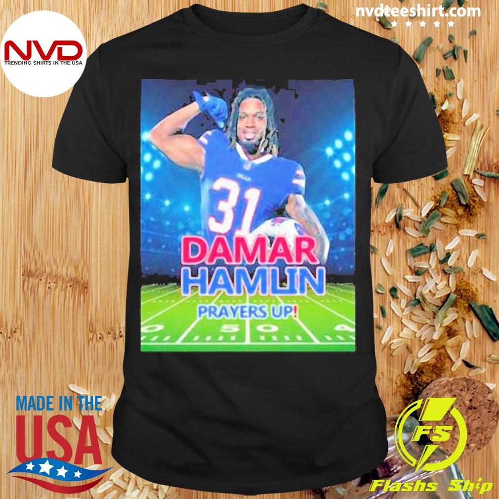 Buffalo Bills Pray For Damar Hamlin T-shirt - Rosita Deal