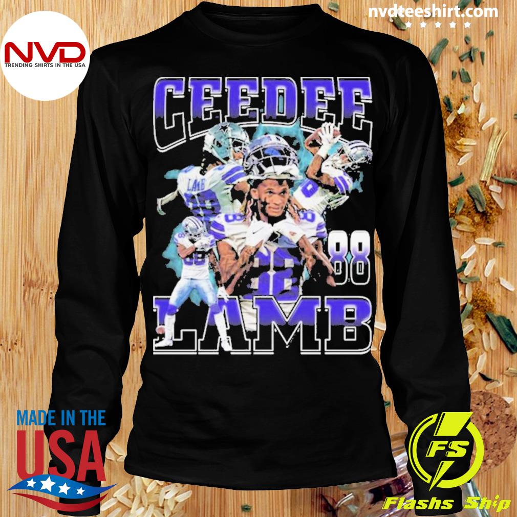 CeeDee Lamb Dallas Number Football Shirt, hoodie, sweater, long sleeve and  tank top