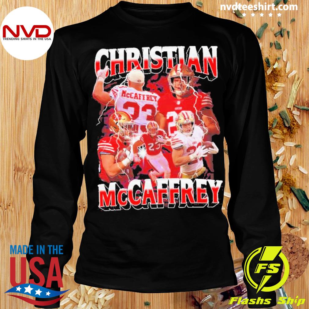 Christian McCaffrey San Francisco 49ers football signature Vintage shirt,  hoodie, sweater, long sleeve and tank top