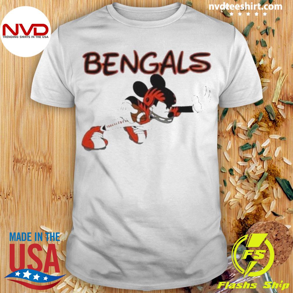 Cincinnati Bengals Mickey Mouse Disney Joe Burrow 2023 Shirt