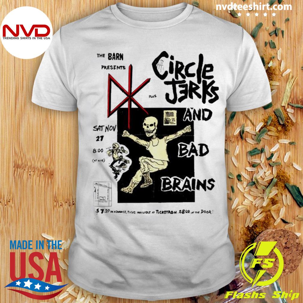 Circle Jerks And Bad Brain Shirt