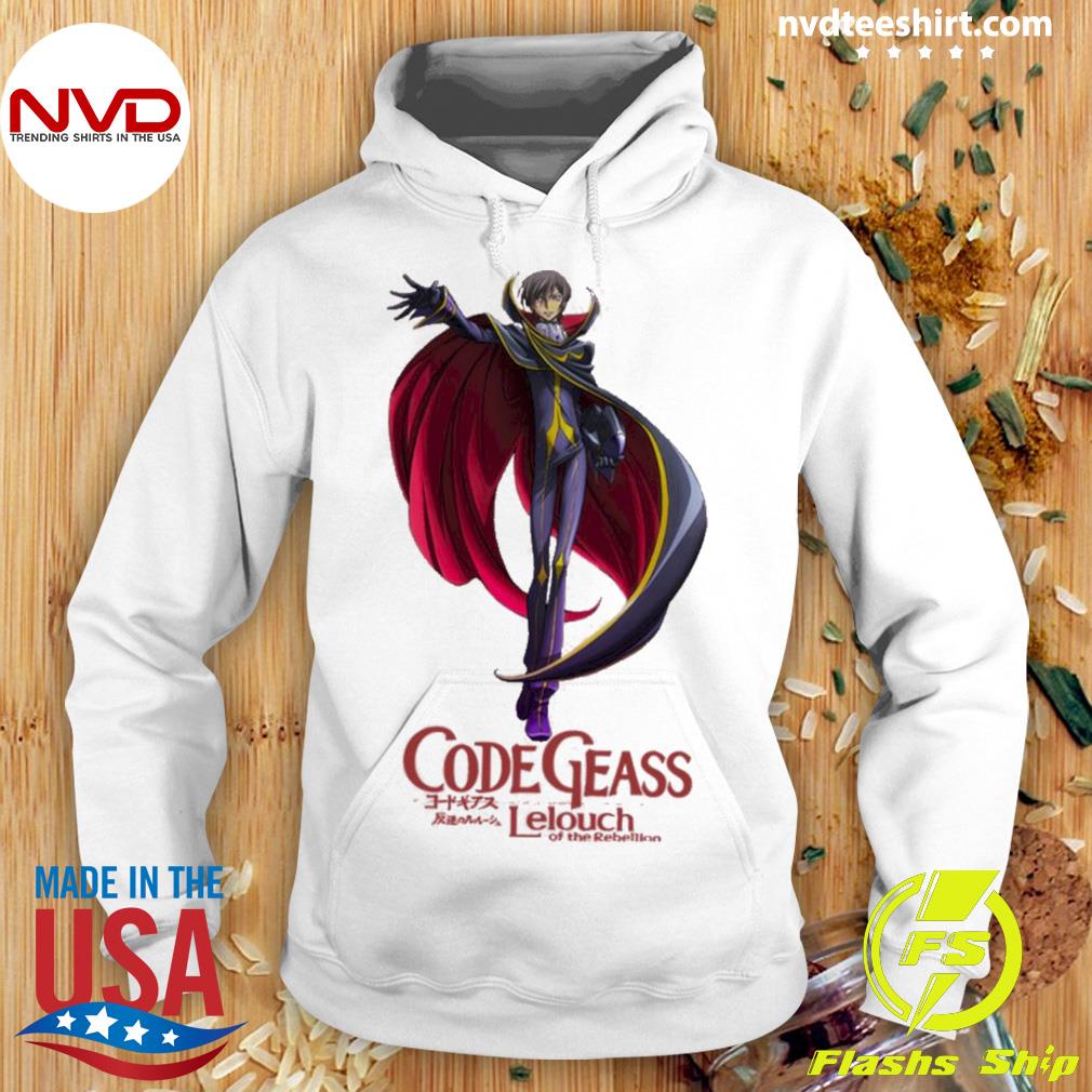 Code Geass Zero Unmasked Shirt Hoodie