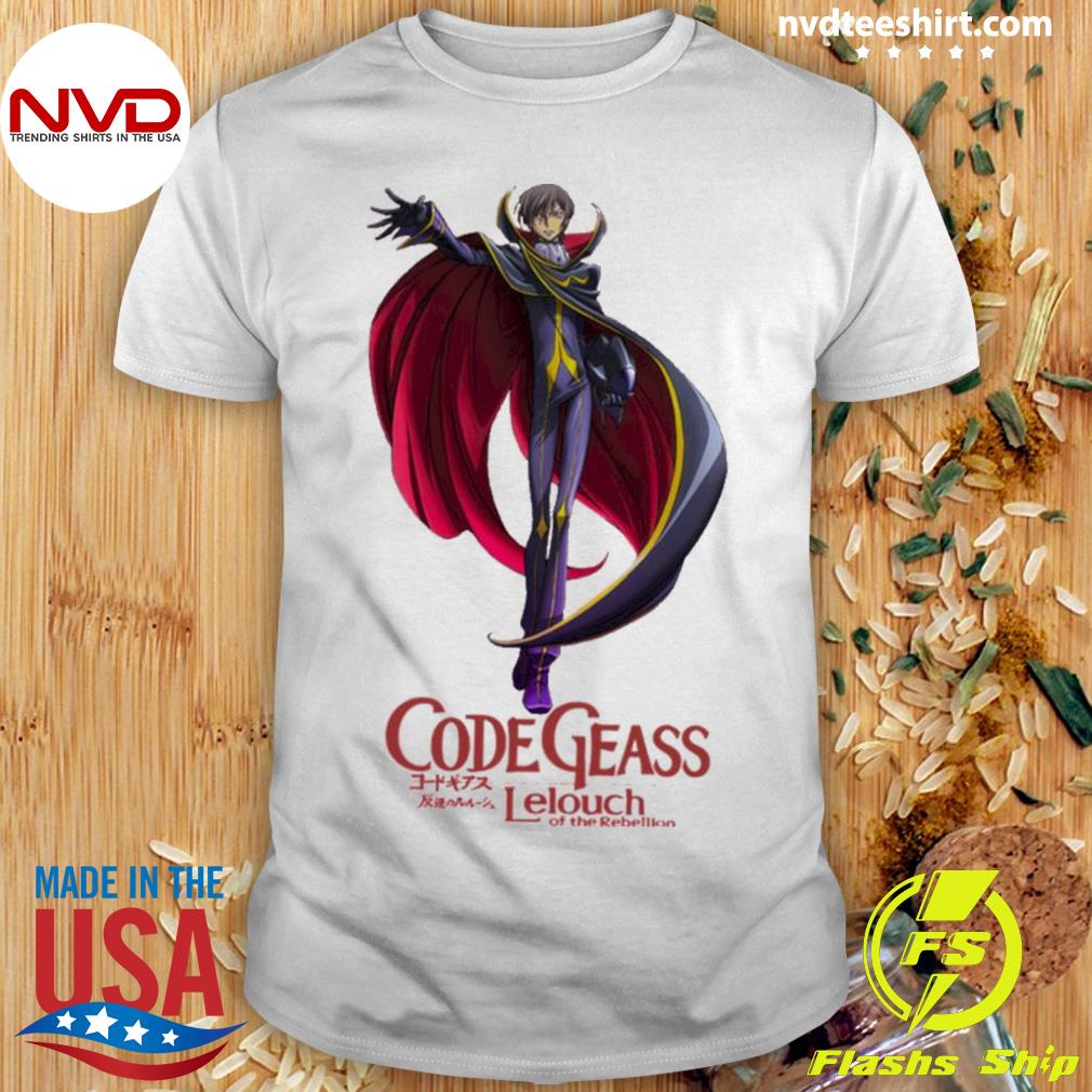 Code Geass Zero Unmasked Shirt