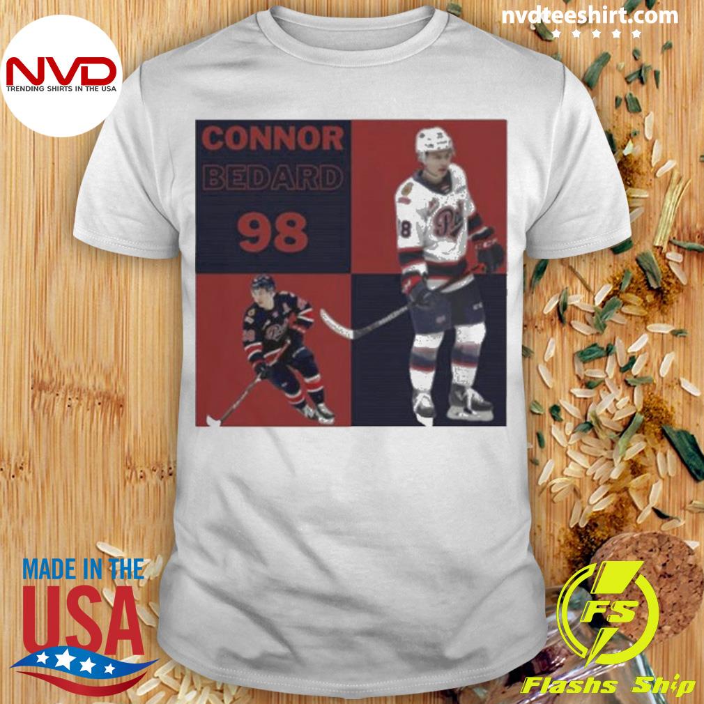 HOT SALE!! Welcome Connor Bedard #98 Chicago Blackhawks Name & Number  T-Shirt