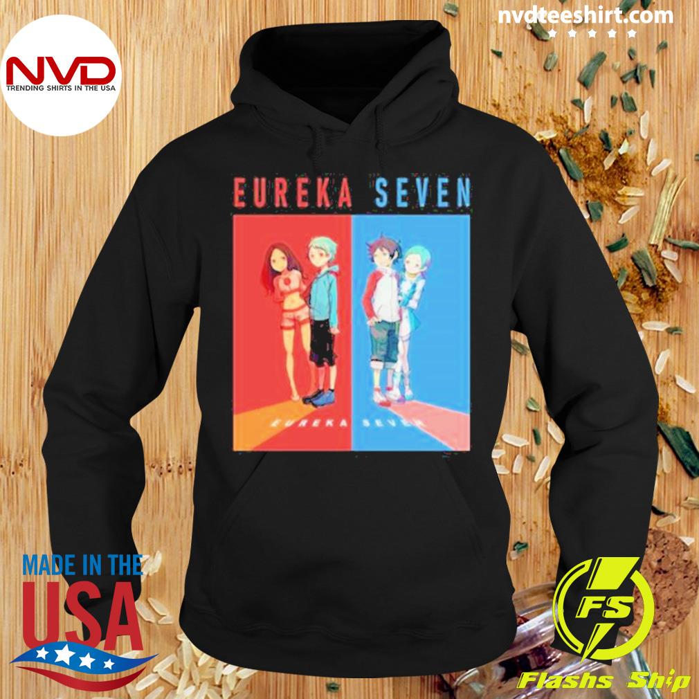 Cute Couple In Eureka Seven Shirt Hoodie