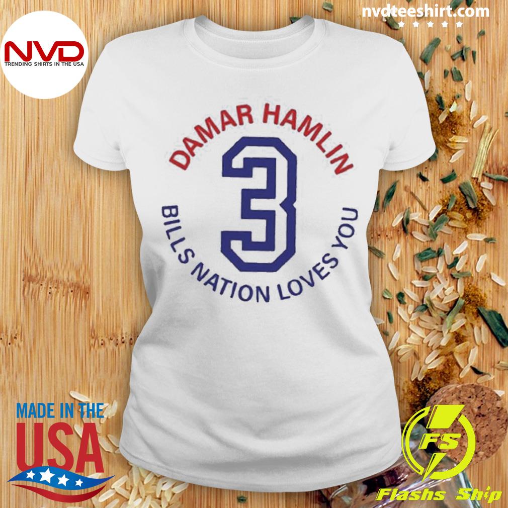 Damar Hamlin Shirt Fair Play Love For 3 - Anynee