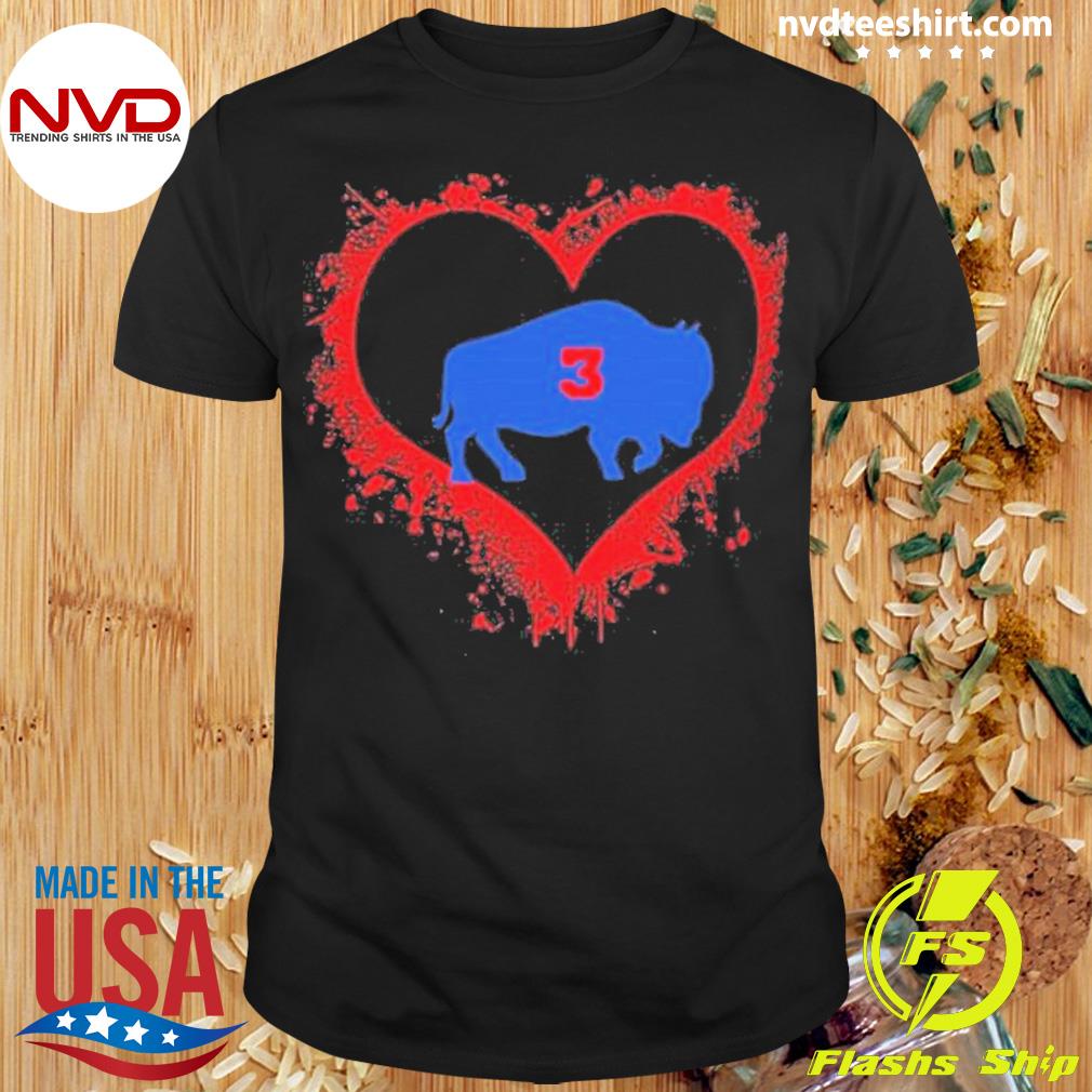 martodesigns - Buffalo Bills heart red blue glitter