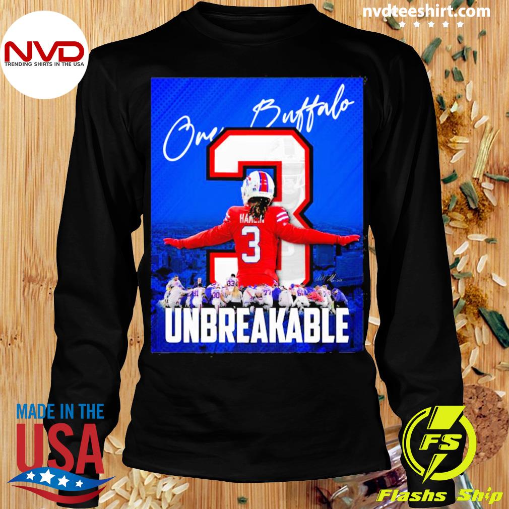 Damar Hamlin One Buffalo Bills Unbreakable 2023 Shirt