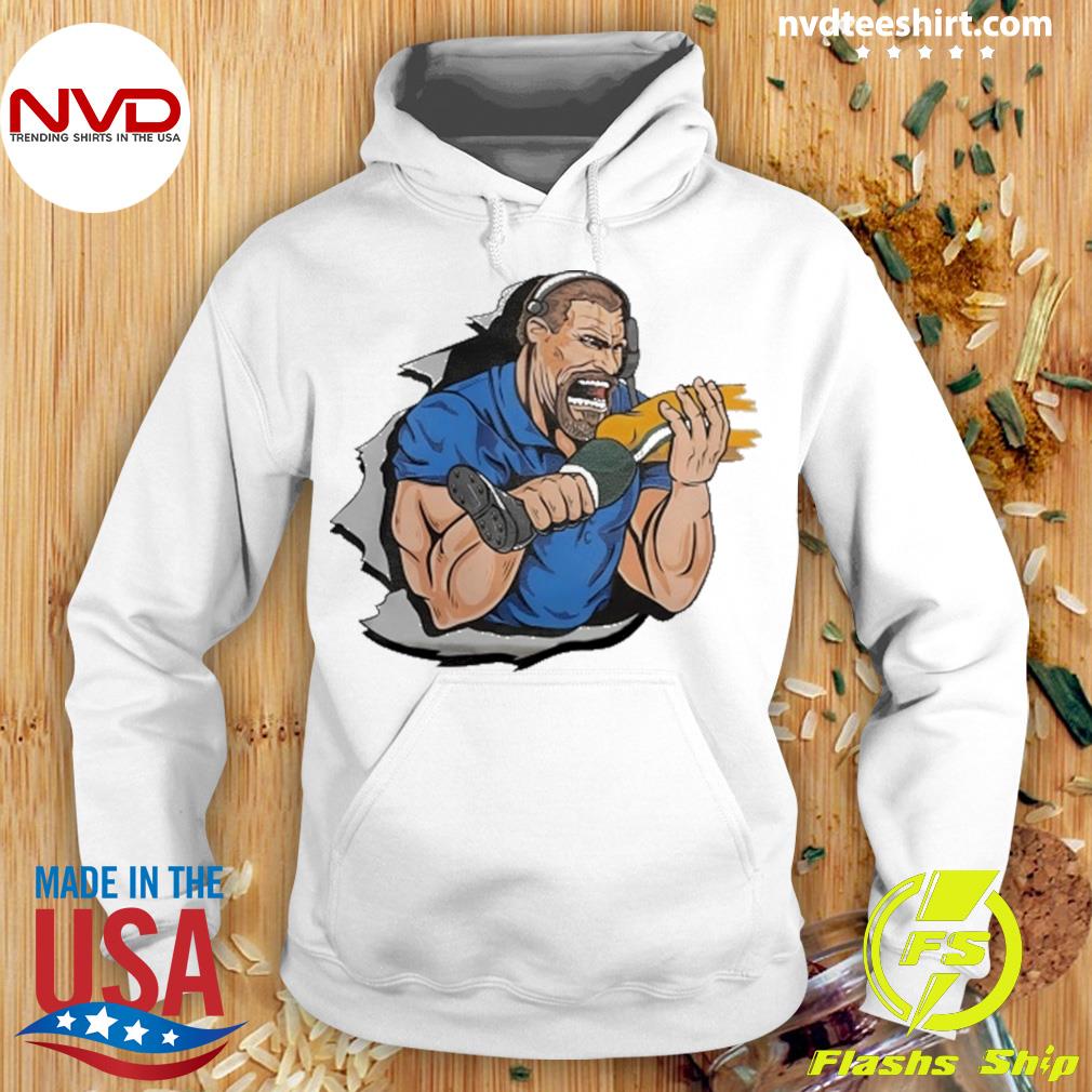 Dan campbell biting kneecaps shirt, hoodie, longsleeve tee, sweater