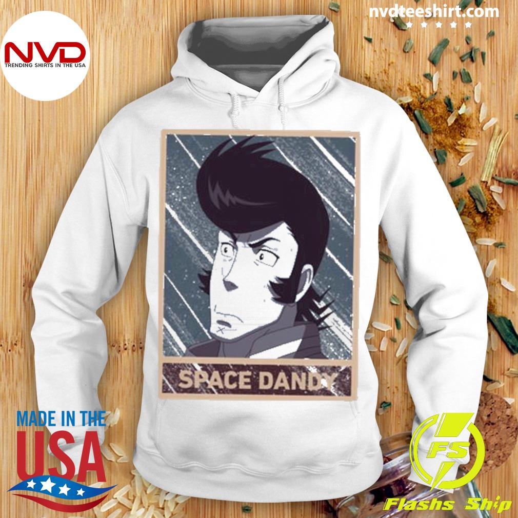 Distressed Design Space Dandy Shirt Hoodie