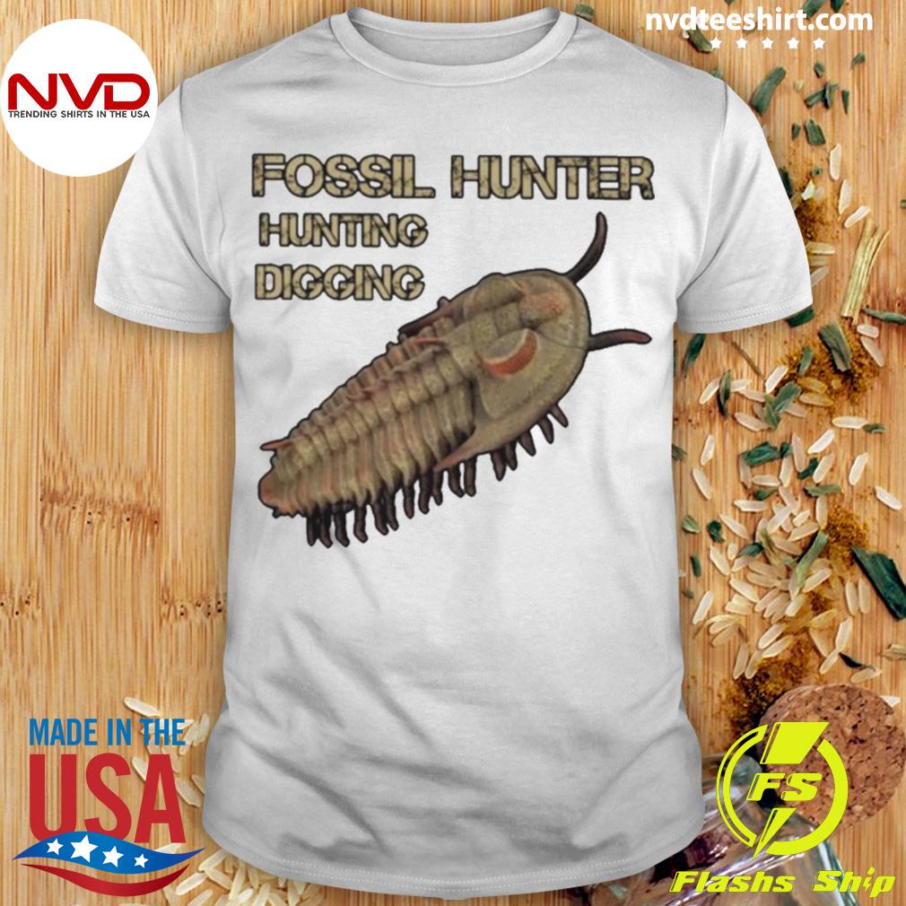 Fossil Hunter Hunting Digging Shirt