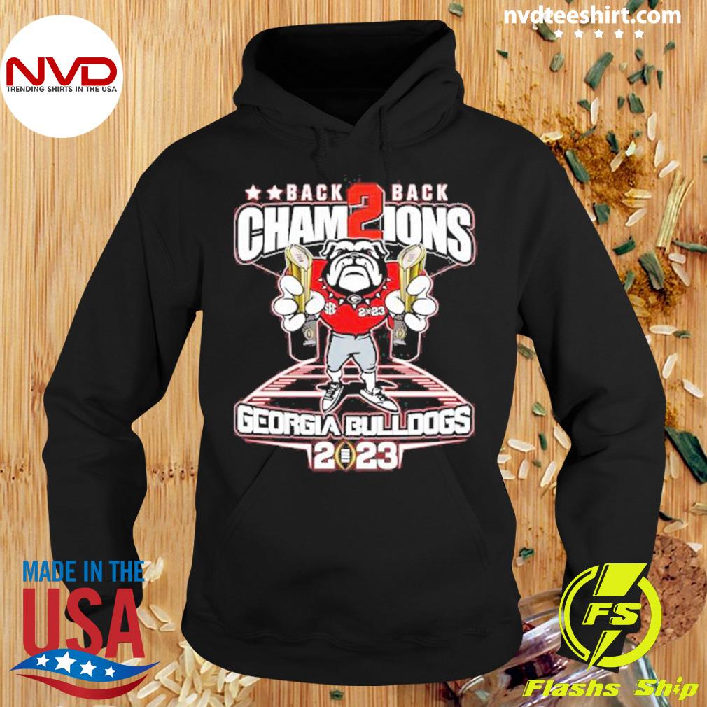 Georgia Bulldogs Back 2 Back Champions 2023 Shirt Hoodie