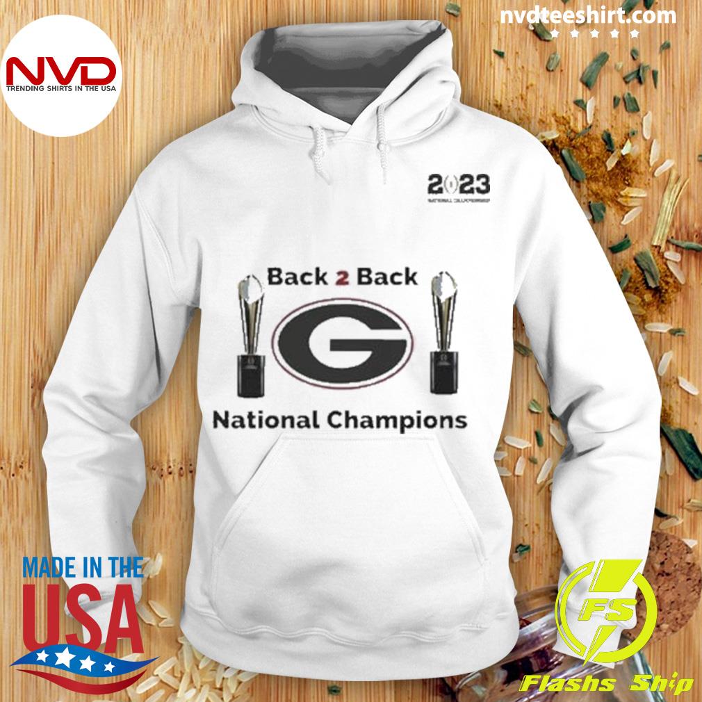 Georgia Bulldogs Back 2 Back National Champions 2023 Shirt Hoodie