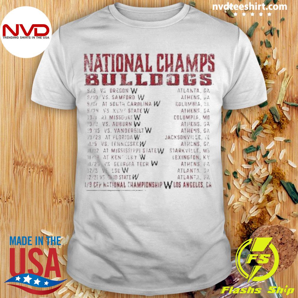 Georgia Bulldogs National Champs Bulldogs 2023 Shirt