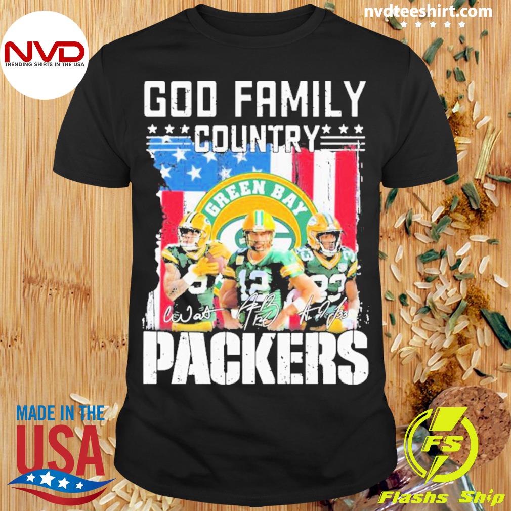 : God Family Packers T Shirt For Men, Womens, and Kids :  Clothing, Shoes & Jewelry