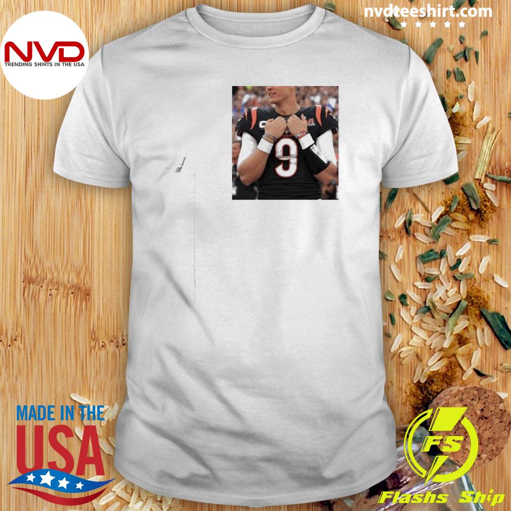 Joe Burrow Photo Collage T-Shirt - Subliworks