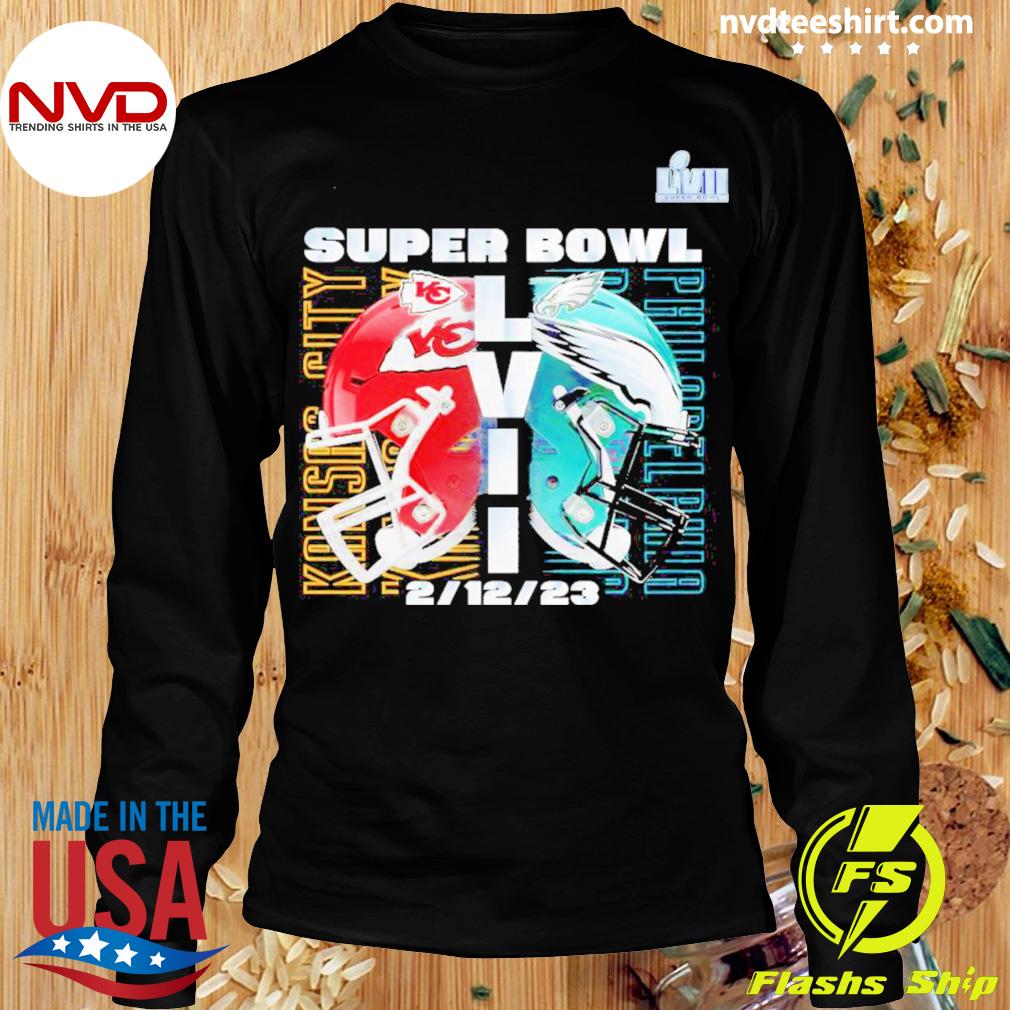 Kansas City Chiefs vs. Philadelphia Eagles Super Bowl LVII 21 February 2023  shirt - Peanutstee