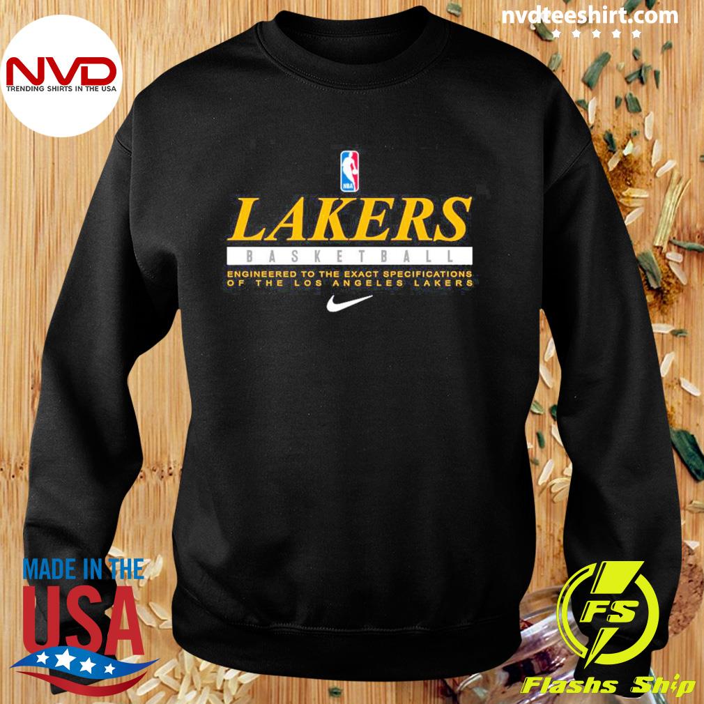 Nike Basketball LA Lakers logo t-shirt in black