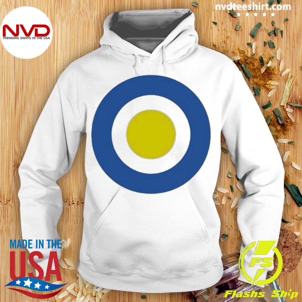 Leeds United Mod Target Shirt Hoodie