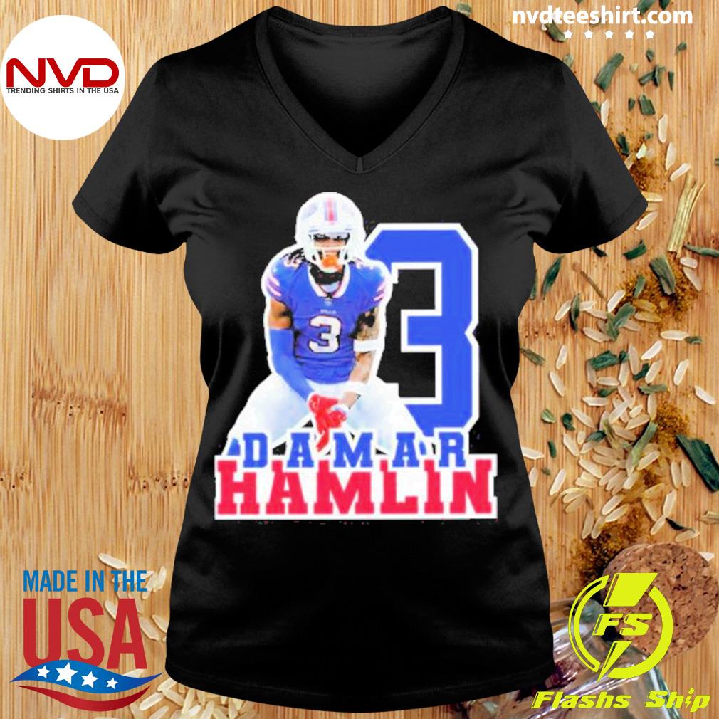 Love For 3 Damar Hamlin Shirt - Bugaloo Boutique