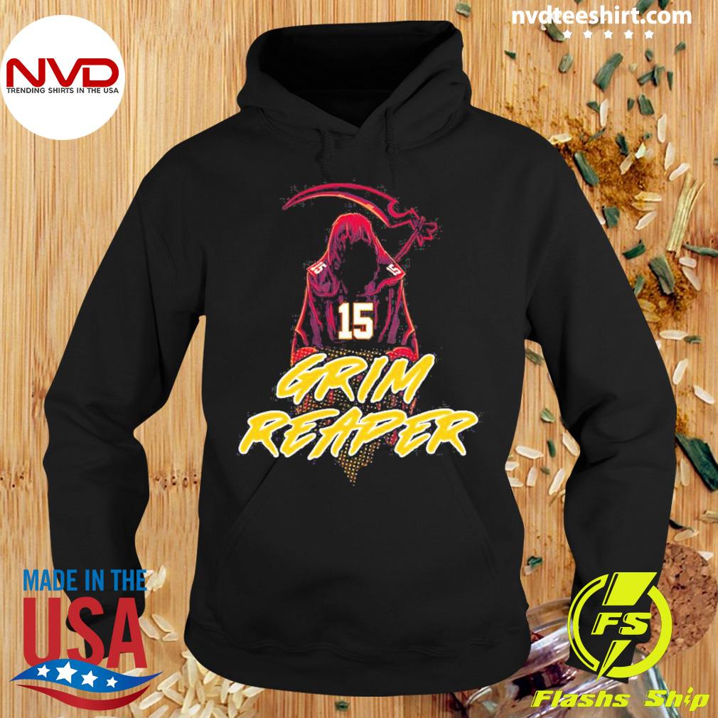 Mahomes KC Chiefs Grim Reaper Shirt - NVDTeeshirt