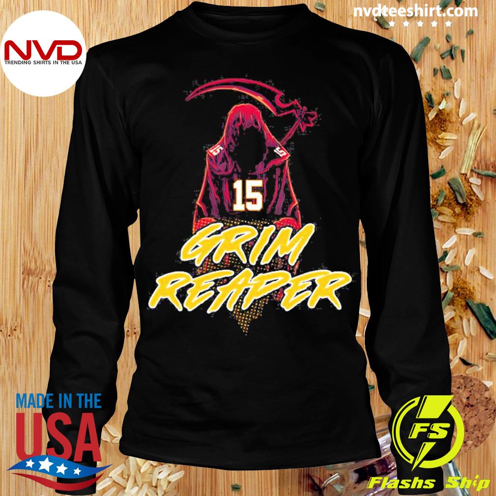 Mahomes KC Chiefs Grim Reaper Shirt - NVDTeeshirt