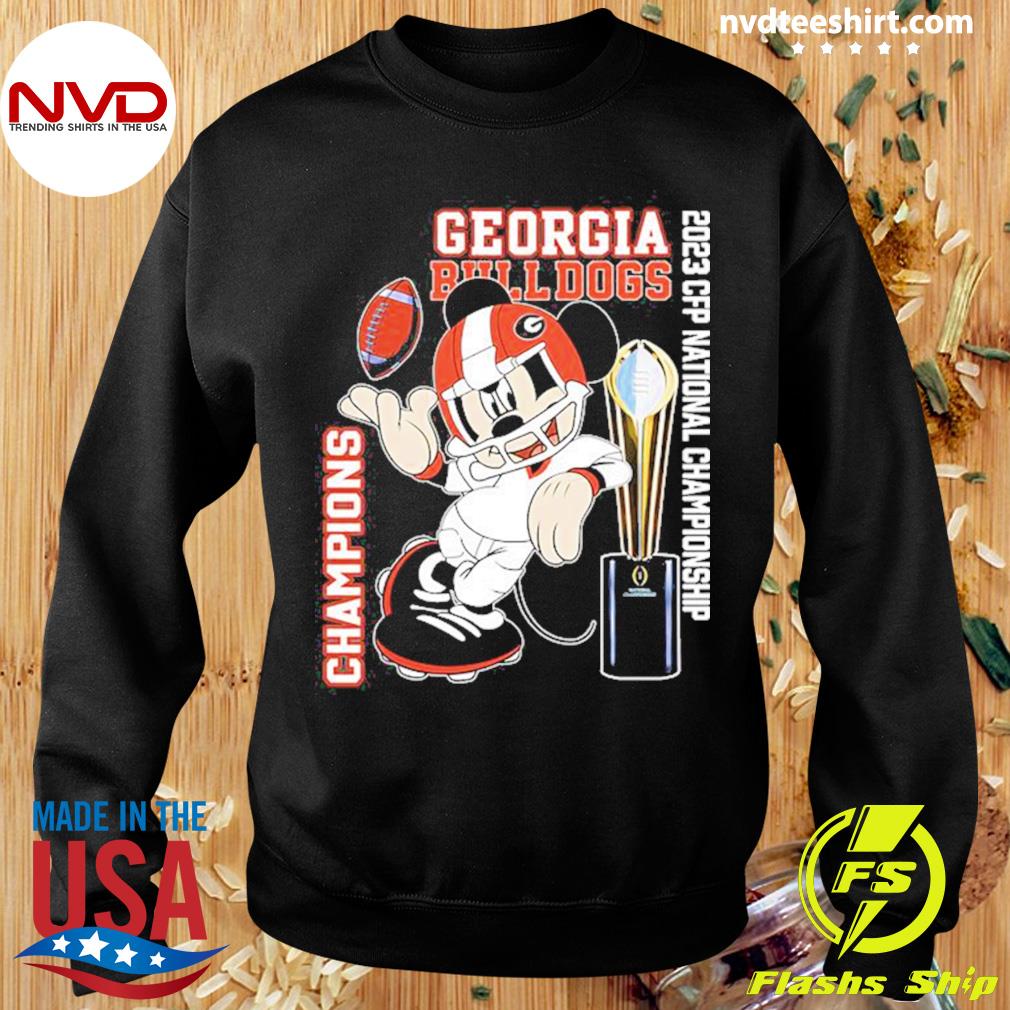 Mickey Mouse Georgia Bulldogs 2022 CFP National Championship T