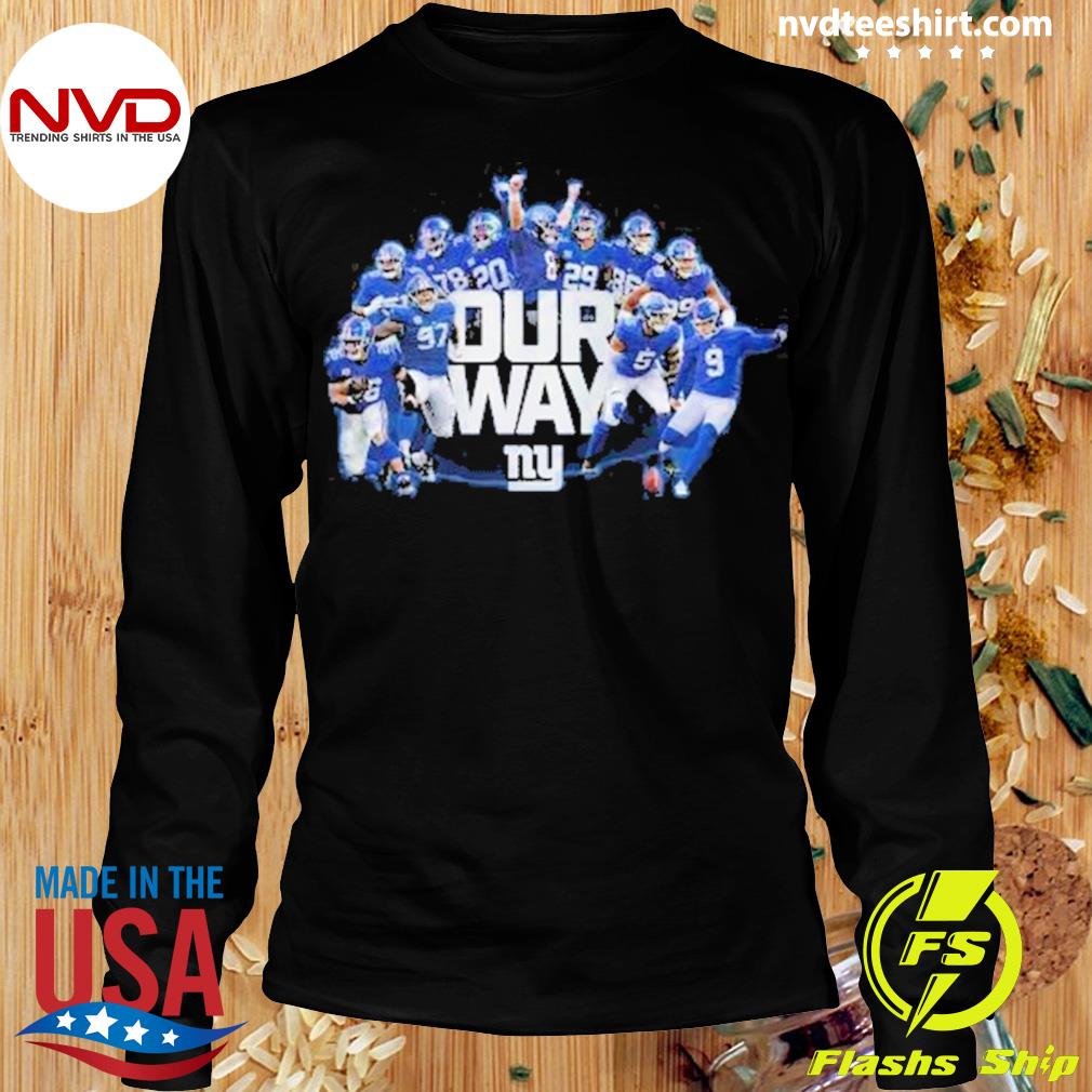 Original New york giants 2023 nfl playoffs our way shirt, hoodie