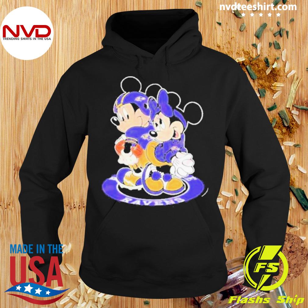 Mickey Mouse Nfl baltimore ravens logo 2023 shirt, hoodie